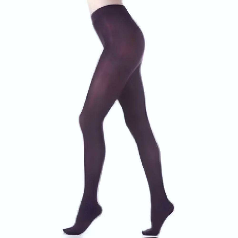 Philippe Matignon Italian Opaque Tights Color Bordeaux Plum Size Small & Medium